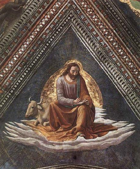 GHIRLANDAIO, Domenico St Luke the Evangelist Spain oil painting art